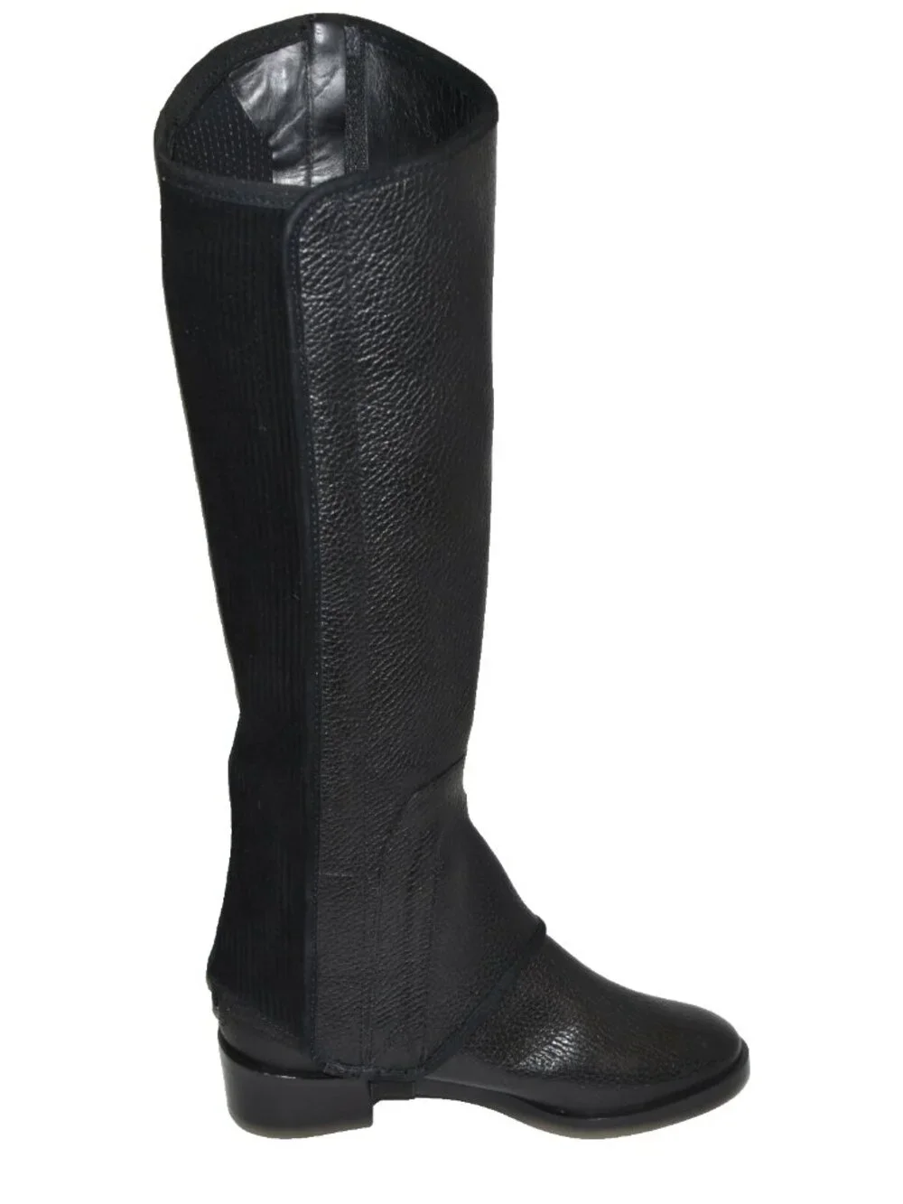 New! Tory Burch Black Leather 'Milburn' Convertible Riding Boots Size 5M Brazil